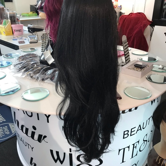 Wig Long Wig Human hair Blende main image 6